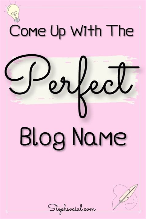 Create A Great Blog Name